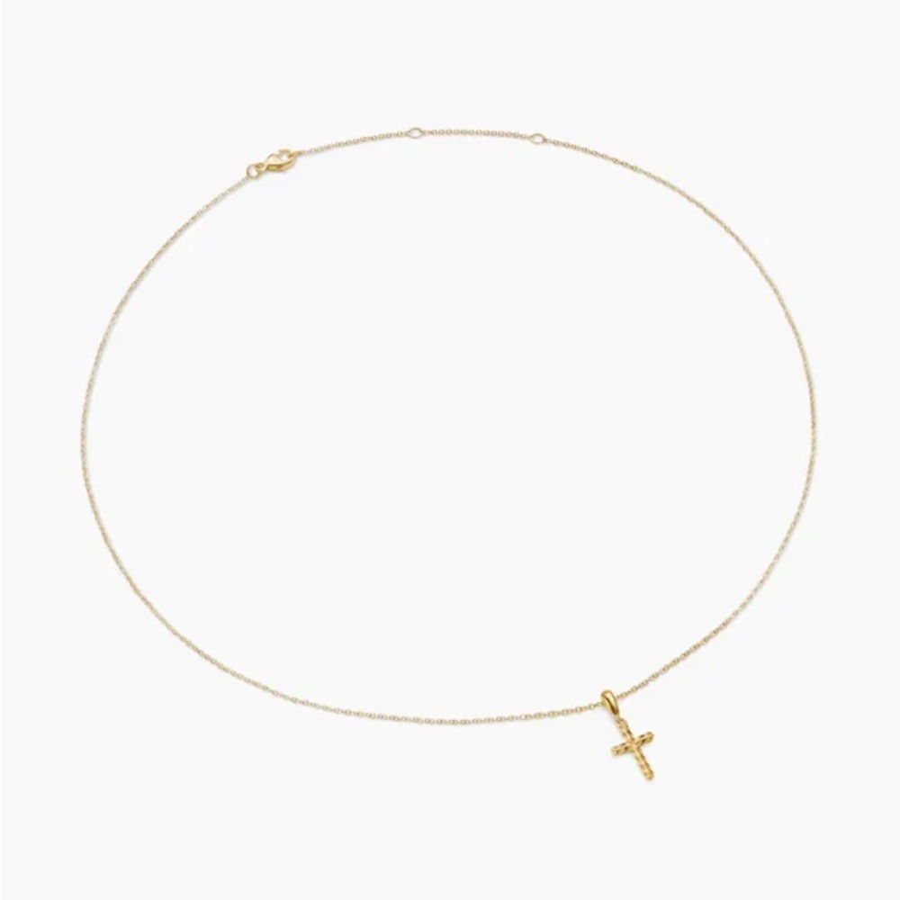 David Yurman CABLE CROSS PENDANT NECKLACE
18K Yellow Gold, 17.5mm - Picture 9 of 9